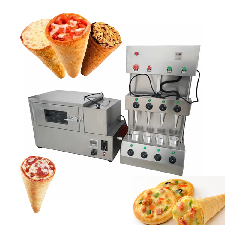 Food Snacks Making Machine - 자동 원뿔형 피자 콘 제조기 (길거리