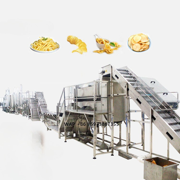 Food Snacks Making Machine - 스낵 식품 전자동 감자칩 생산 라인