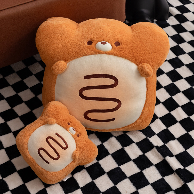 Soft Food Snacks Kids - 23/46cm 귀엽고 부드러운 실물 같은 버터빵