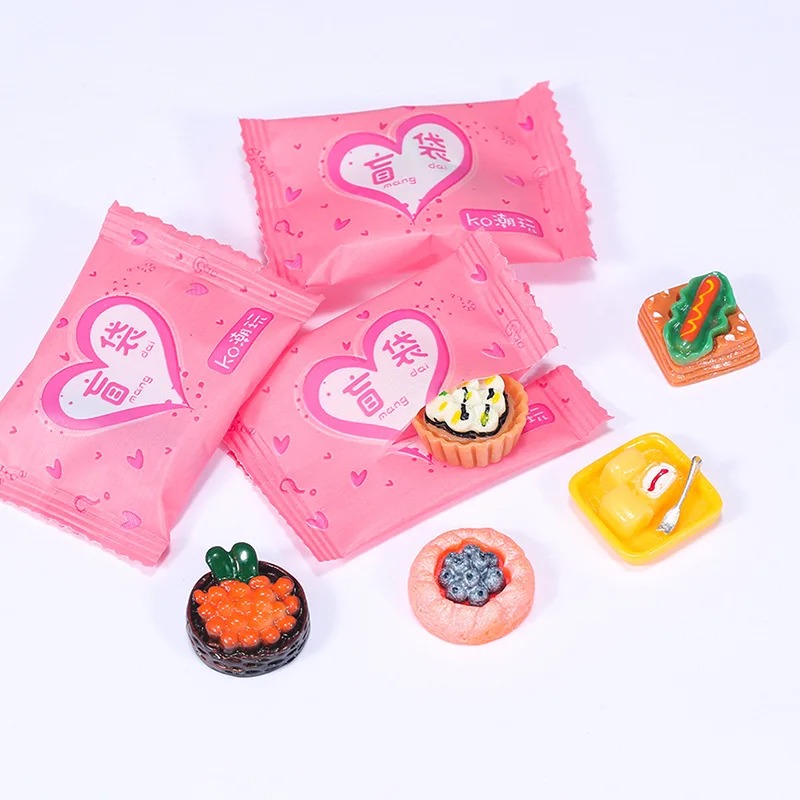 Food Drink Snacks - 랜덤 스타일 가방 미니어처 음식 장난감