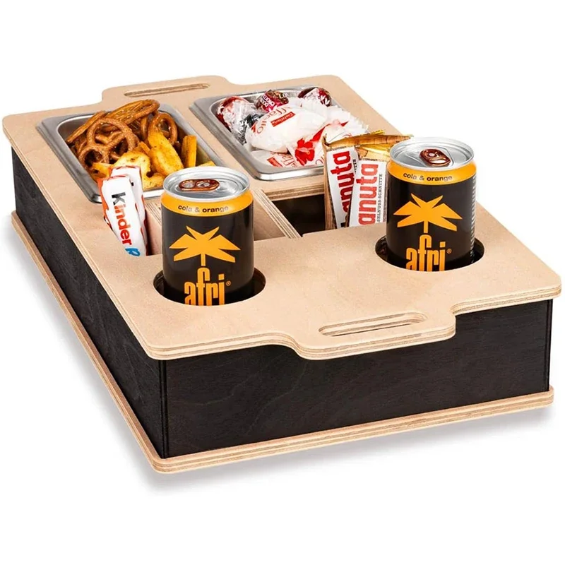 직사각형 대나무 트레이 데스크탑 원격 제어 홀더 스낵  - Food Drink Snacks 리뷰 및 가격