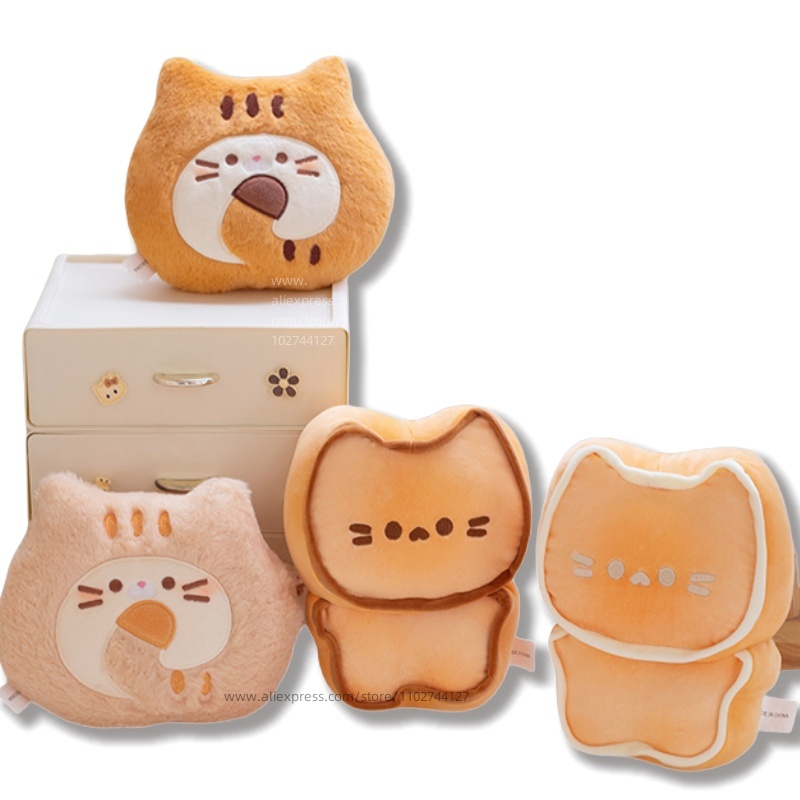 Kawaii 부드러운 실물 같은 버터 비스킷 고양이 플 - Soft Food Snacks Kids 리뷰 및 가격