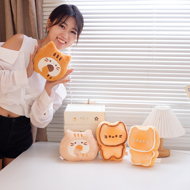 Kawaii 부드러운 실물 같은 버터 비스킷 고양이 플 - Soft Food Snacks Kids 리뷰 및 가격