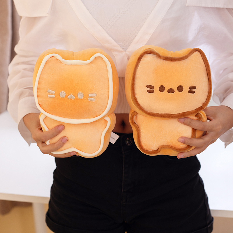 Kawaii 부드러운 실물 같은 버터 비스킷 고양이 플 - Soft Food Snacks Kids 리뷰 및 가격