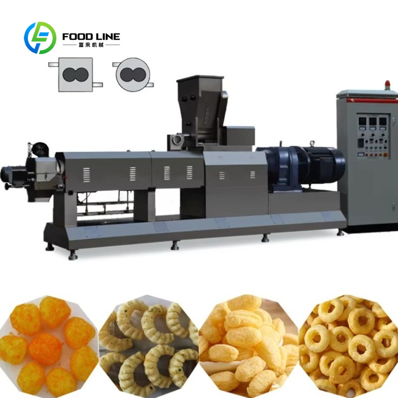 맞춤형 이축 압출기 스위트콘 칩 식품 제조 퍼프 스낵  - Food Snacks Making Machine 리뷰 및 가격