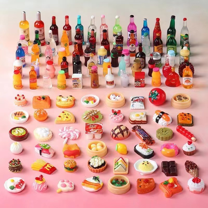 귀여운 소형 인형 집 슈퍼마켓 음식 간식 미니 케이크  - Food Drink Snacks 리뷰 및 가격