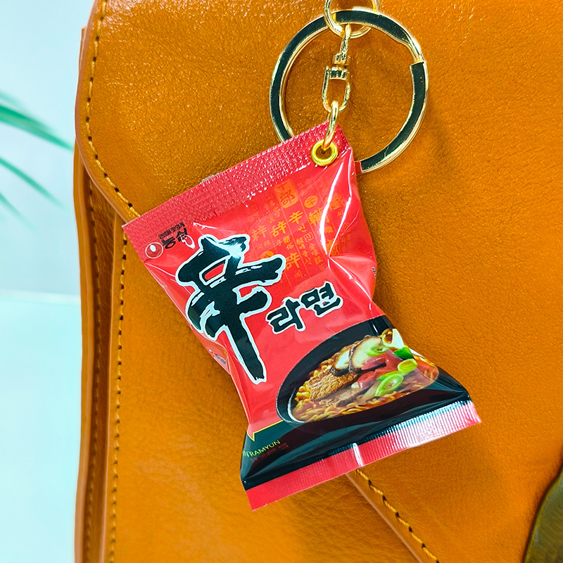 시뮬레이션 간식 가방 열쇠고리 신 라미안 누들 터키 누 - Zinc Food Snacks 리뷰 및 가격