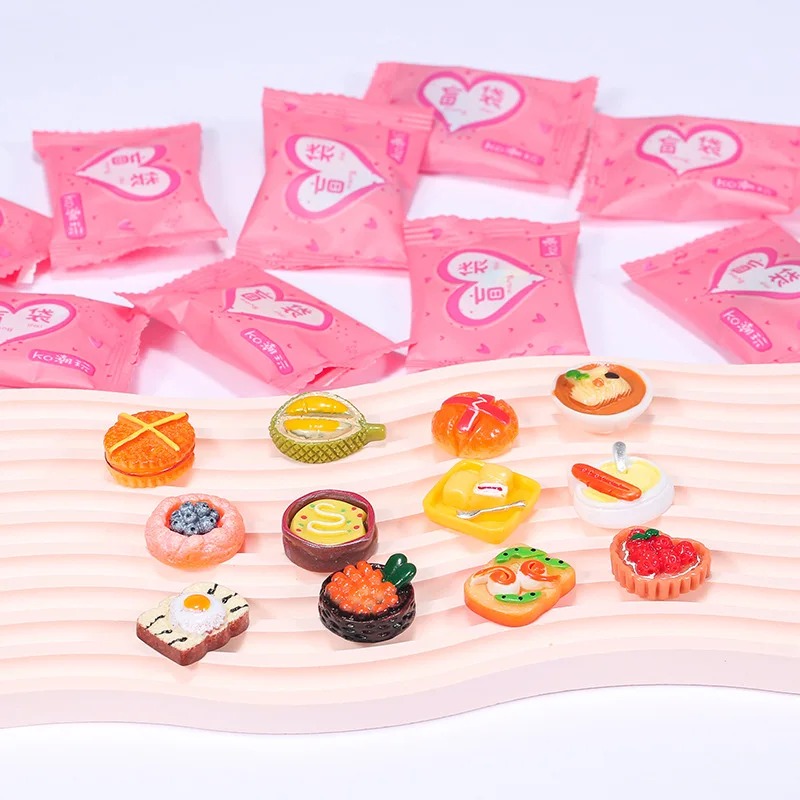 랜덤 스타일 가방 미니어처 음식 장난감 미니 모델 장난 - Food Drink Snacks 리뷰 및 가격